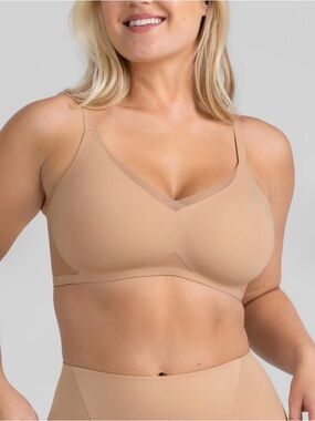 Honeylove Nude Crossover Seamless Wireless Bra